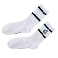 Donald Socks Ribbed College Face Embroidery White 23-25