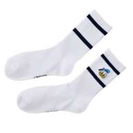 Donald Socks Ribbed College Face Embroidery White 23-25