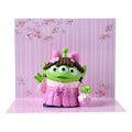 Little Green Men/Alien Mascot Hakama Pink Sakura Figure
