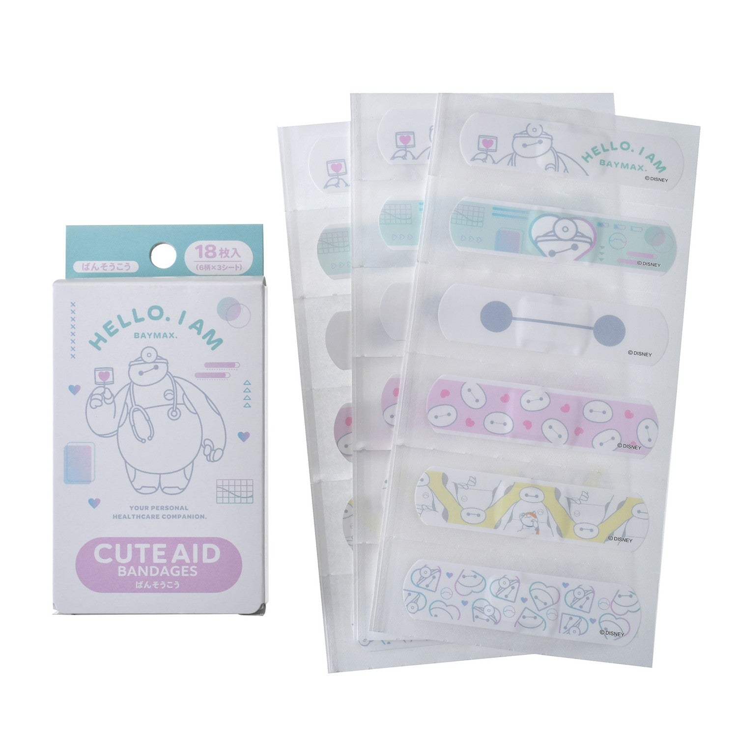 Baymax & Mochi Bandage CARE ROBOT BAYMAX