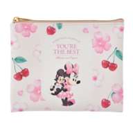 Minnie & Figaro Pouch (S) Flat Sakura Water Color