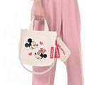 [MILKFED.] Mickey & Minnie tote bag 2WAY with charm and pouch