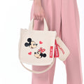 [MILKFED.] Mickey & Minnie tote bag 2WAY with charm and pouch