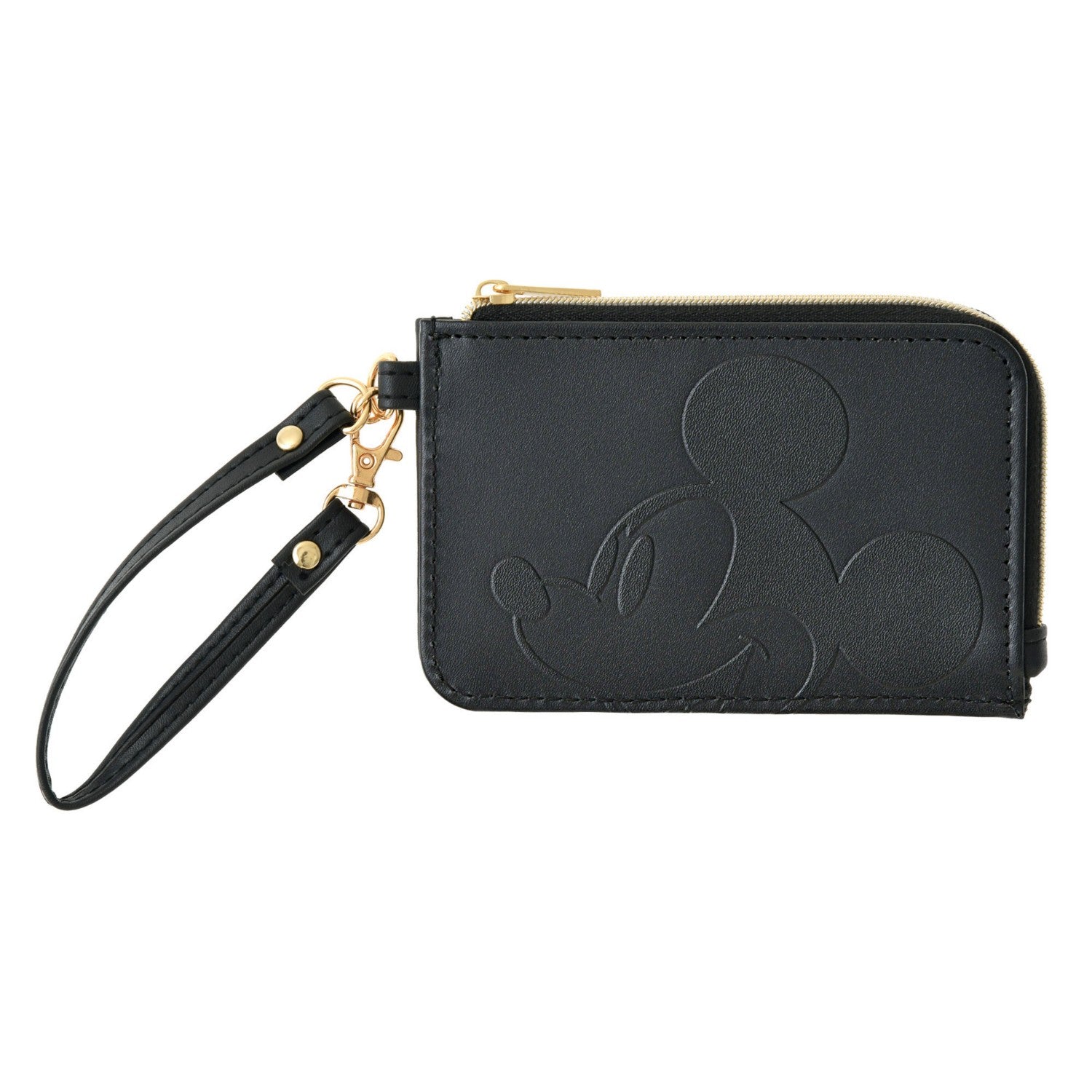 Mickey card case embossed one color
