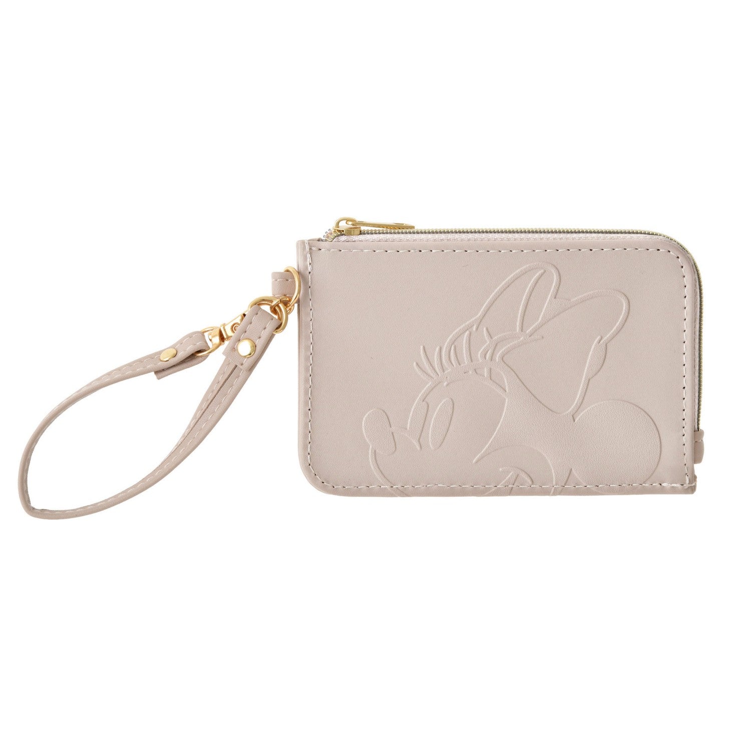 Minnie card case embossed one color