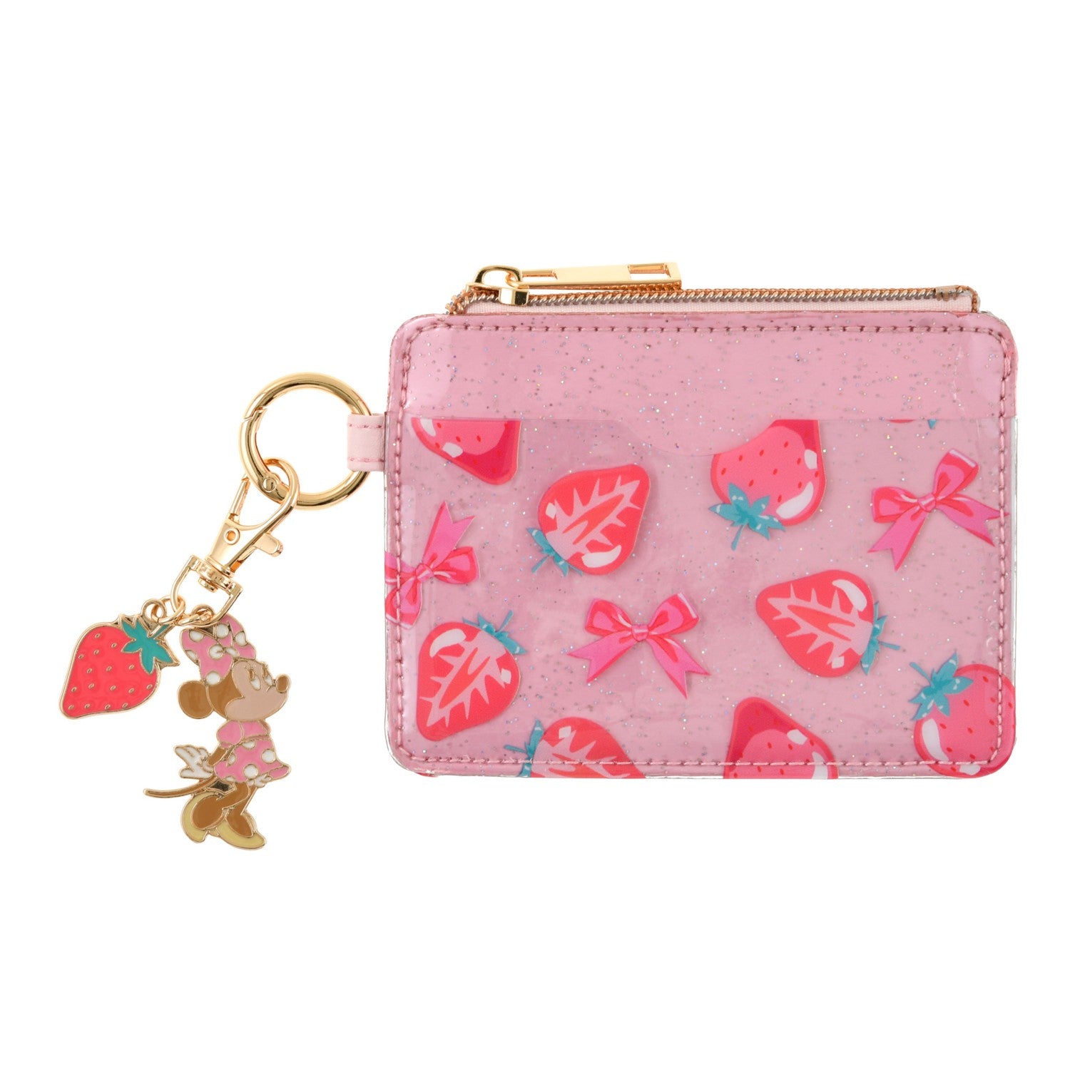 Minnie commuter pass/pass case with charm GLOSSY FRUITS