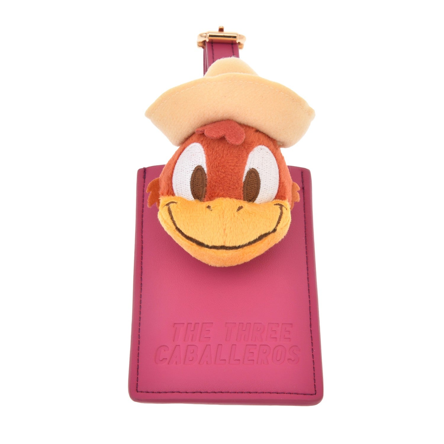 Panchito luggage tag with mascot TRAVEL WITH AMIGOS