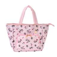 Minnie & Figaro Cool Bag Front Pocket with Charm Cherry Water Color Cool Tote