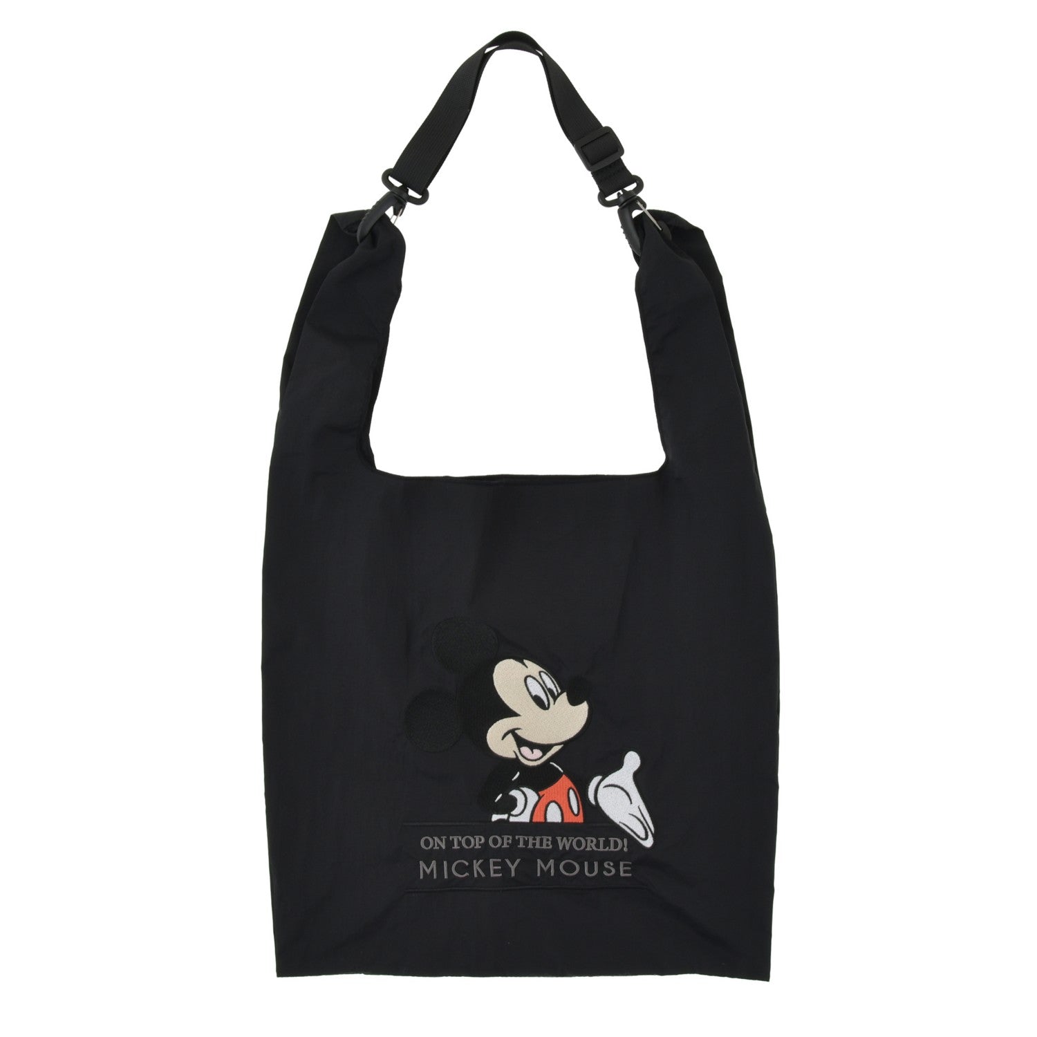Mickey Tote Bag Foldable 2WAY Embroidery Bag