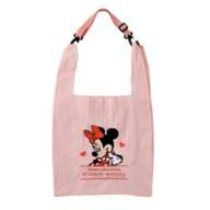 Minnie Tote Bag Foldable 2WAY Embroidery Bag