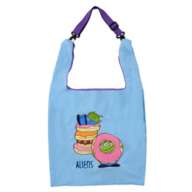 Little Green Men/Alien Tote Bag Foldable 2WAY Embroidery Bag