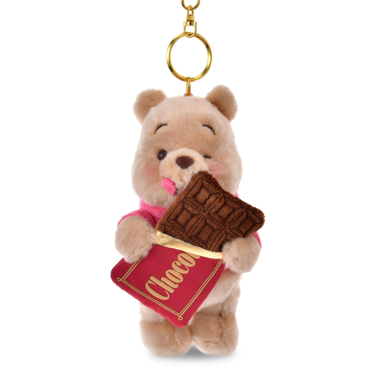 Winnie the Pooh stuffed toy key chain/key chain CHOCOLATE STYLE