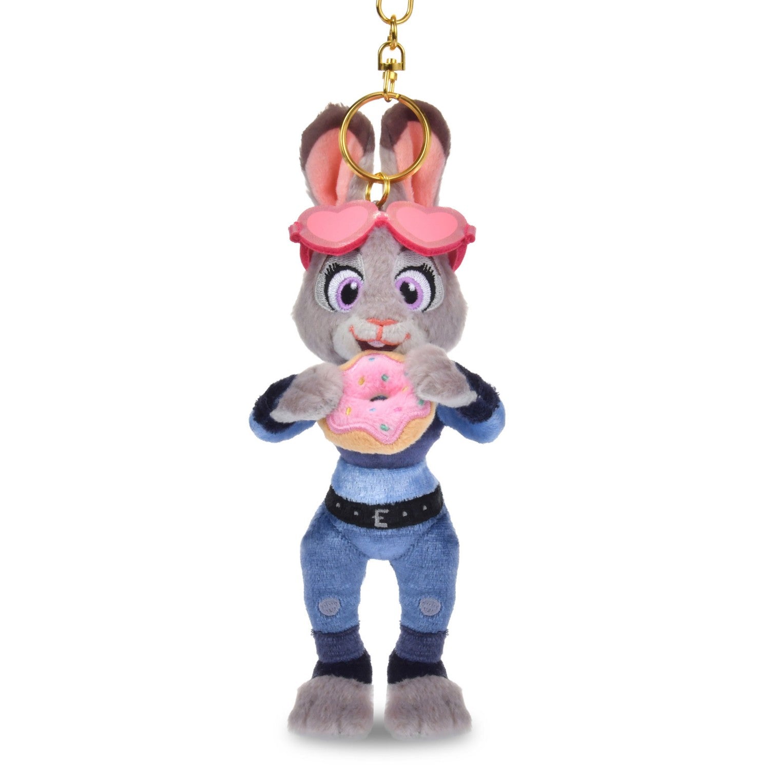 Judy Hopps Plush Keychain/Keychain 10TH Anniversary Collection from the Disney movie Zootopia