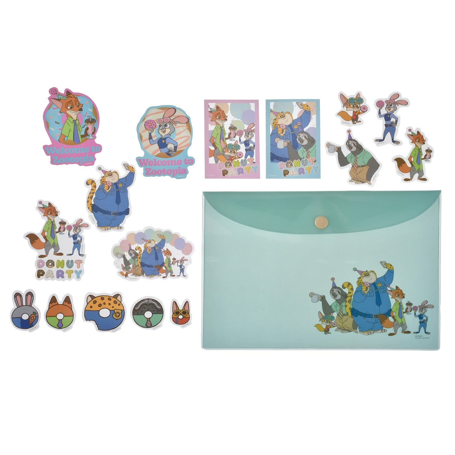 Zootopia Seal/Sticker in Case 10TH Anniversary Collection from the Disney movie Zootopia