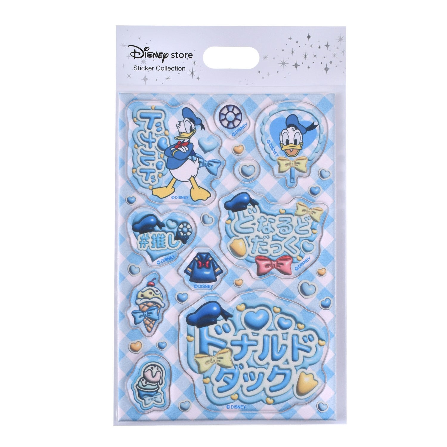 Donald Seal/Sticker Omoji Puffy Sticker Collection