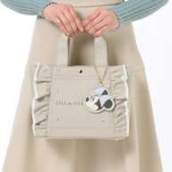 [JILL by JILL STUART] Minnie tote bag with bag charm Bijou ruffle tote New Lifestyle