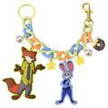 Judy Hopps & Nick Wilde Keychain/Keychain Jingling Colorful Chain Key chain Fes