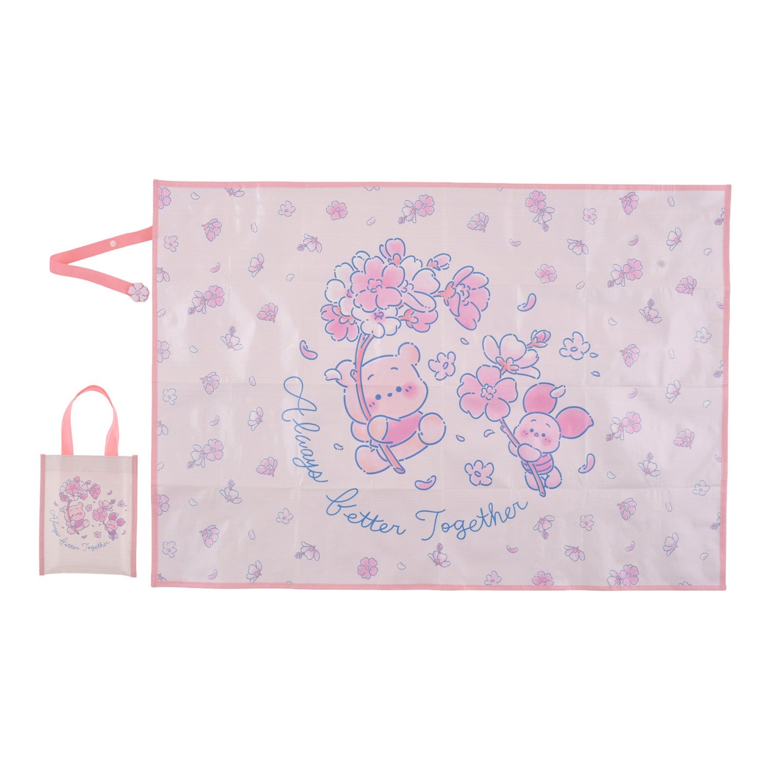 Pooh & Piglet Leisure Sheet in Bag DISNEY SAKURA COLLECTION 2026