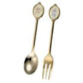 Miss Bunny & Tonsuke Spoon/Fork Set DISNEY SPRING ROMANCE