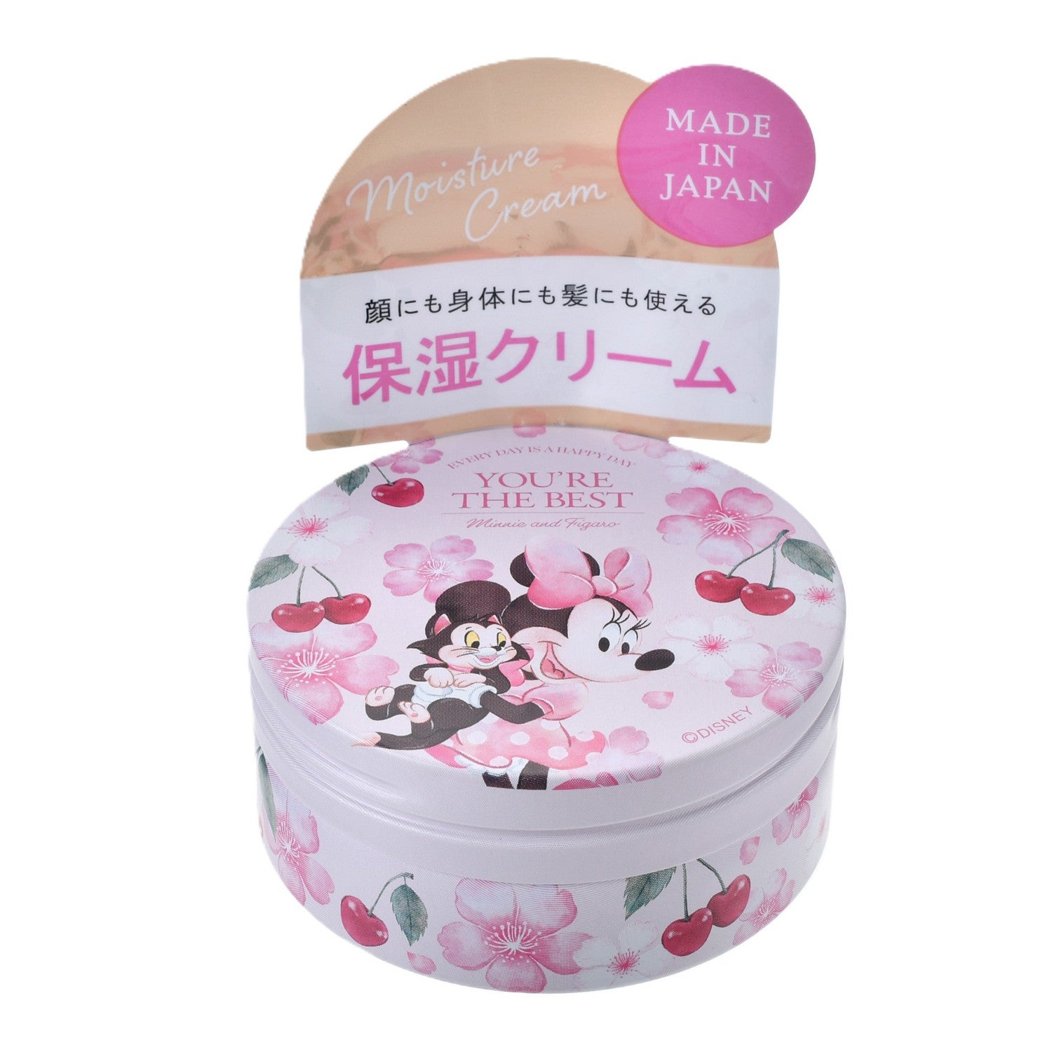 Minnie & Figaro Moisture Cream Sakura Water Color DISNEY SKIN CARE