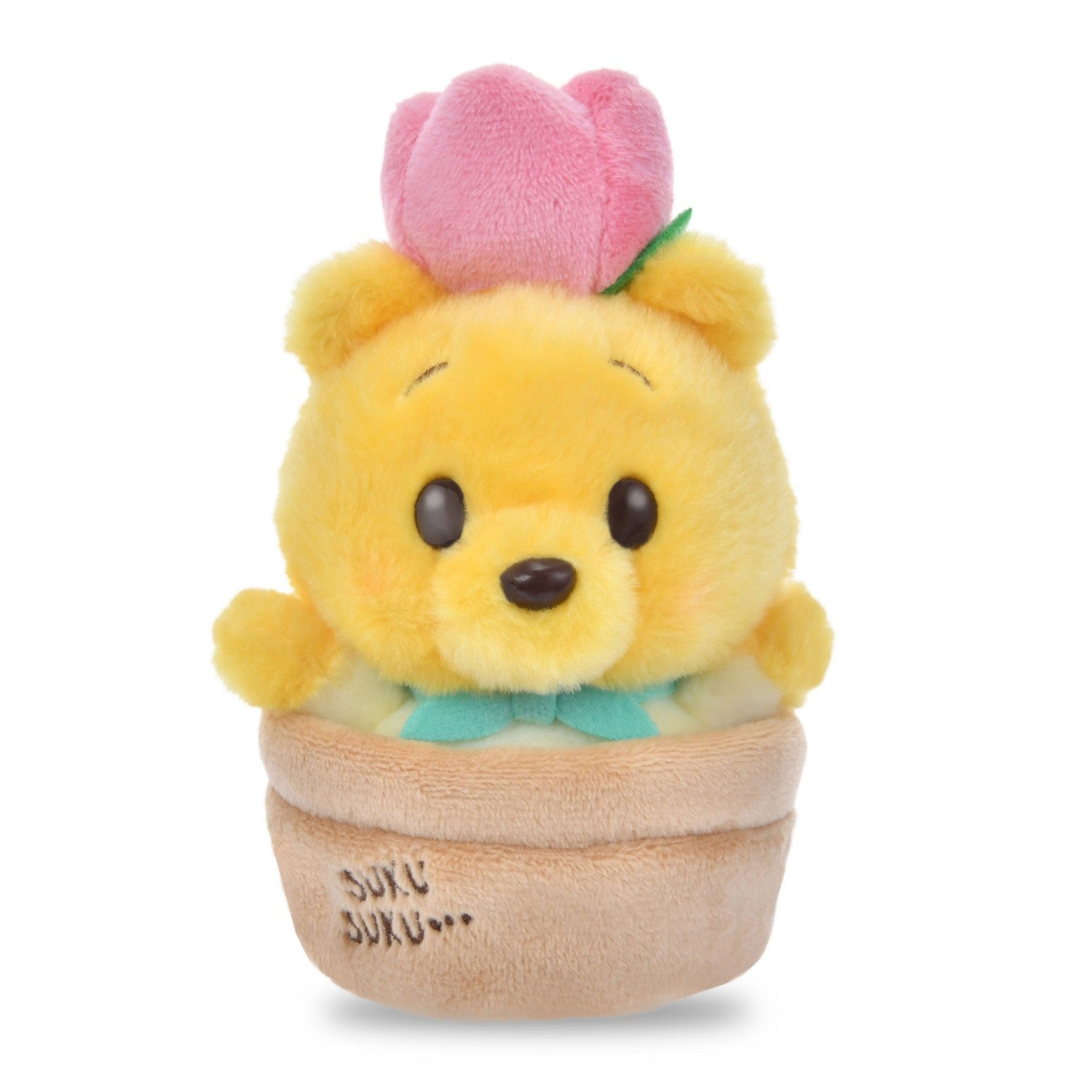 Winnie the Pooh stuffed toy Urupocha-chan gardening