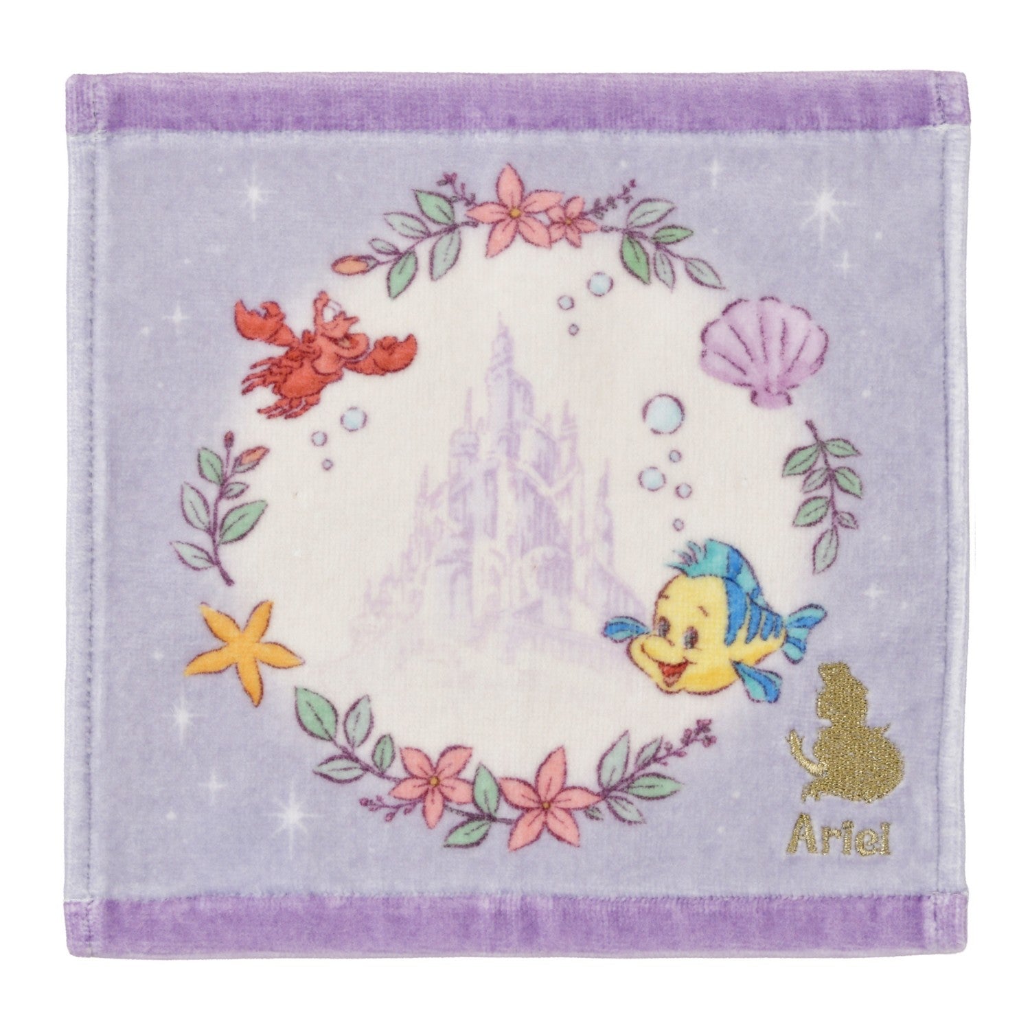 Ariel, Flounder & Sebastian Mini Towel Castle