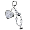 Baymax Keychain/Keychain Mirror Heart Shape