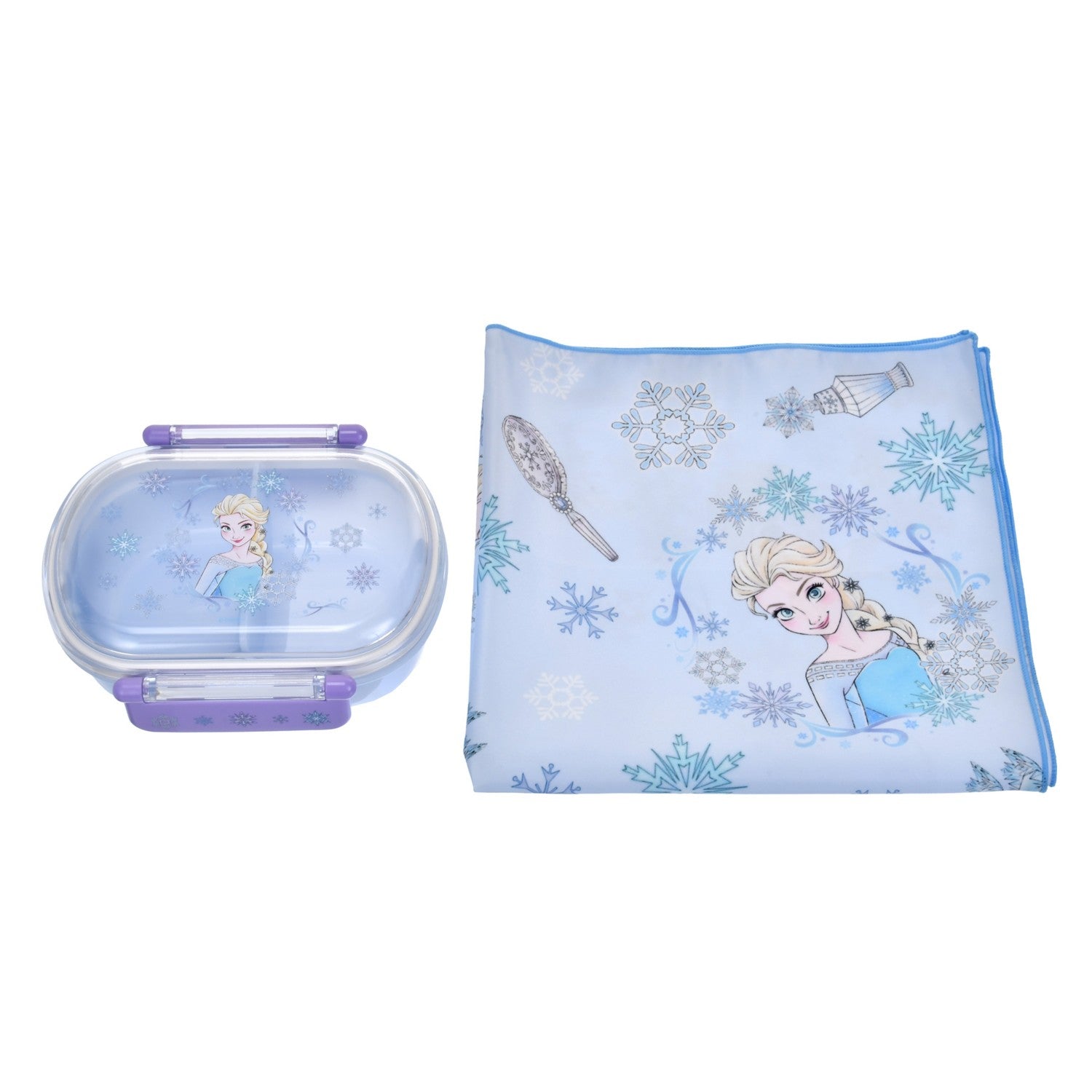 [For Kids] Elsa Lunch Box with Lunch Cloth Dress Up