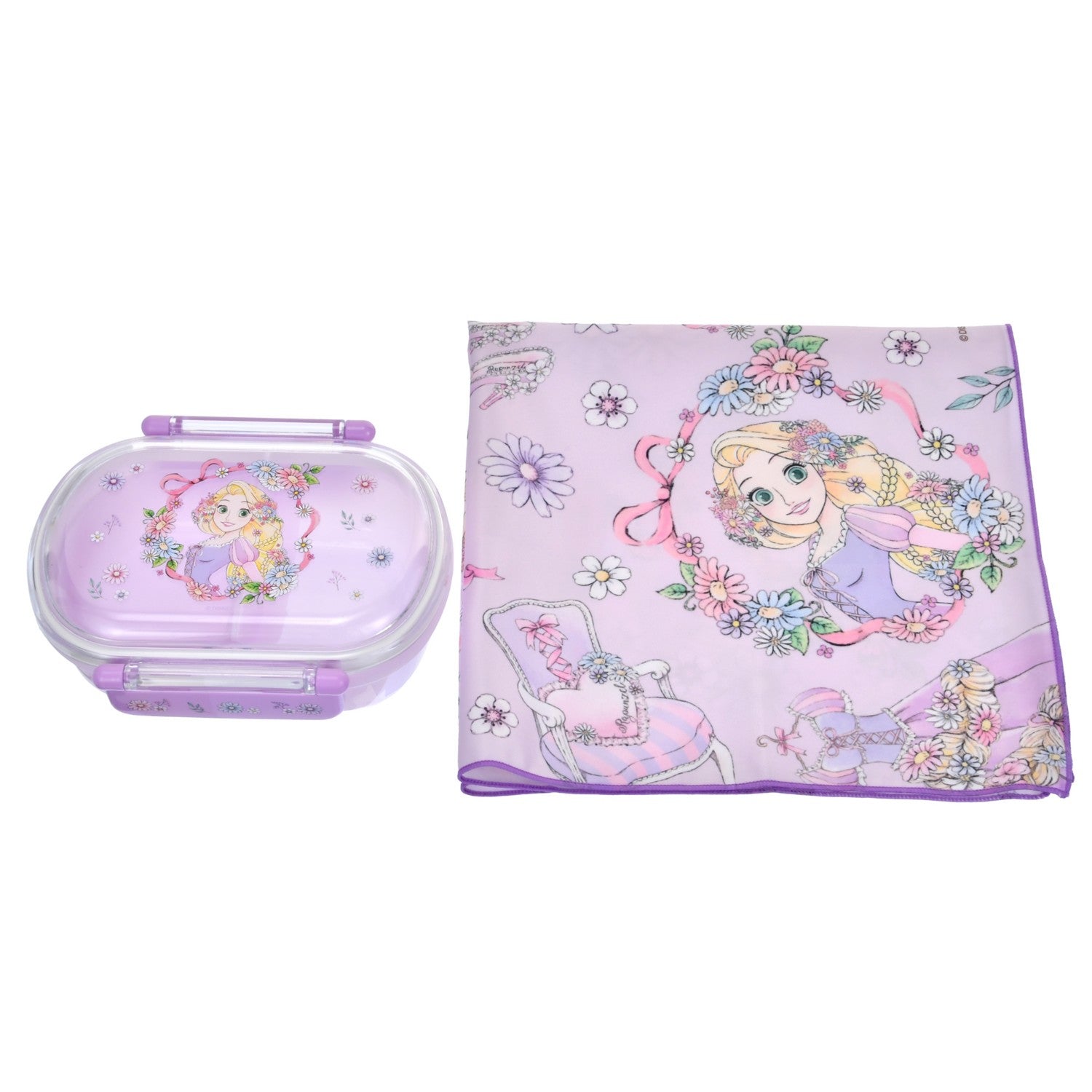 [For Kids] Rapunzel Lunch Box with Lunch Cloth Dress Up
