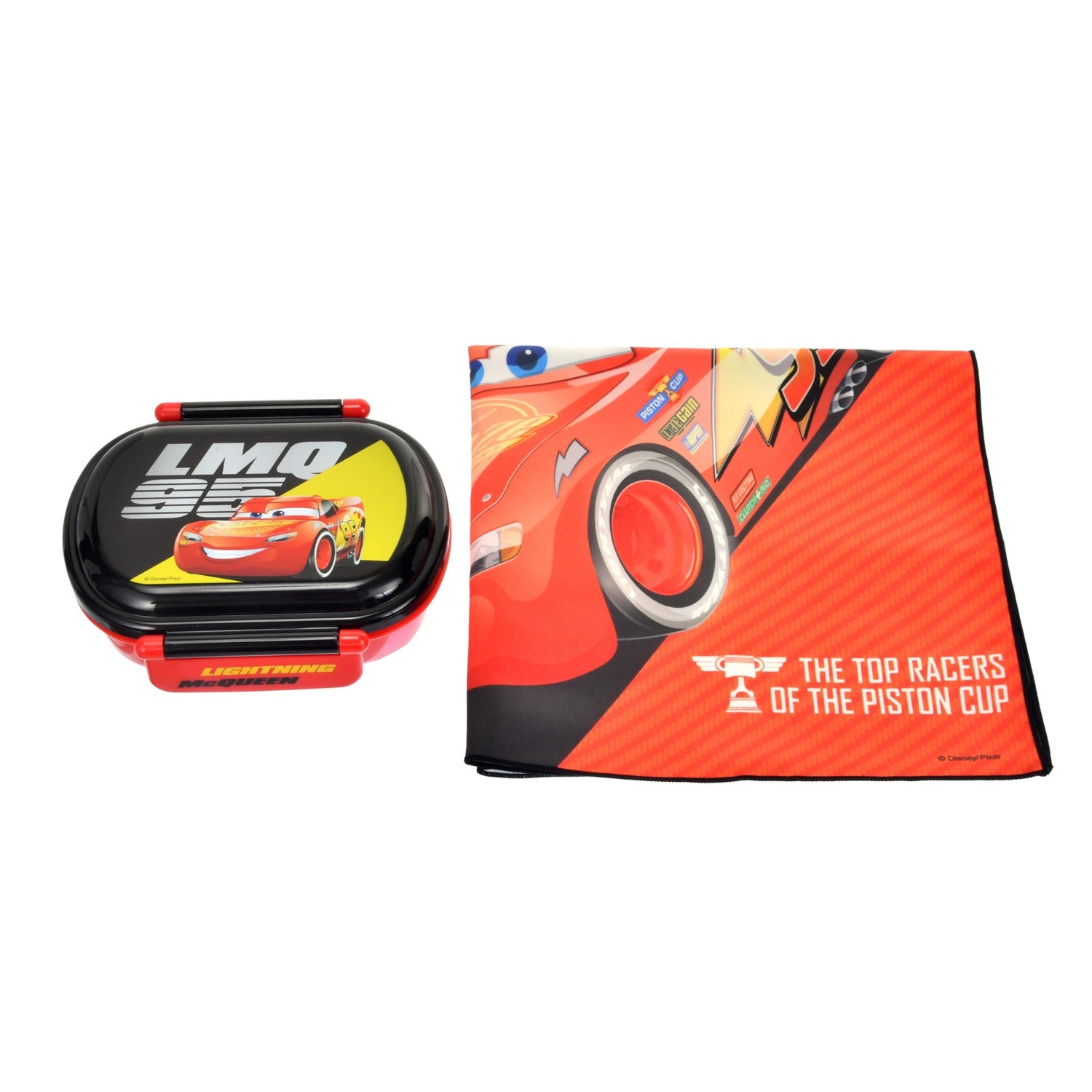 [For Kids] Lightning McQueen & Jackson Storm Lunch Box with Lunch Cloth