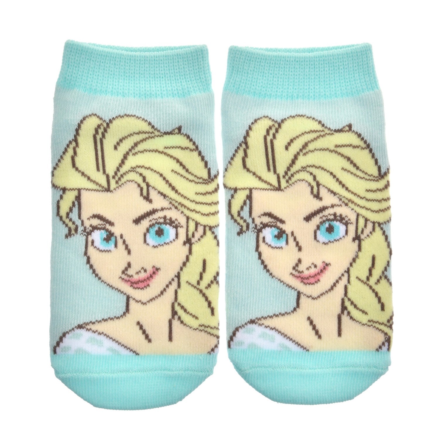 [For Kids] Elsa Socks Ankle Blue 13-18