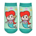 [For Kids] Ariel Socks Ankle Doodle Green 13-18