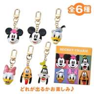 Mickey & Friends Secret Keychain Retro Face