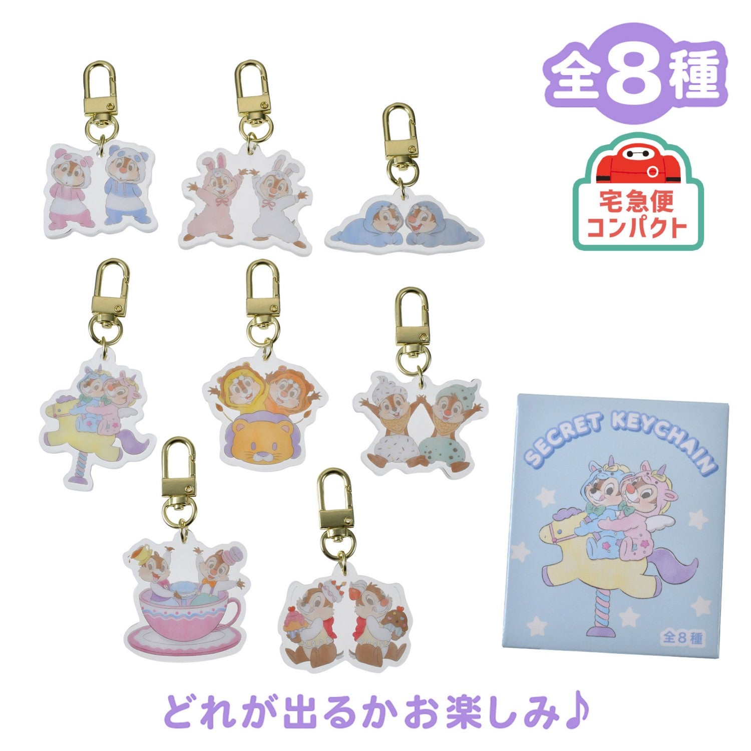 Chip & Dale Secret Keychain Costume
