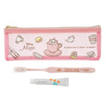 Marie Oshare Cat Toothbrush Set with Pouch Health & Beauty Tool