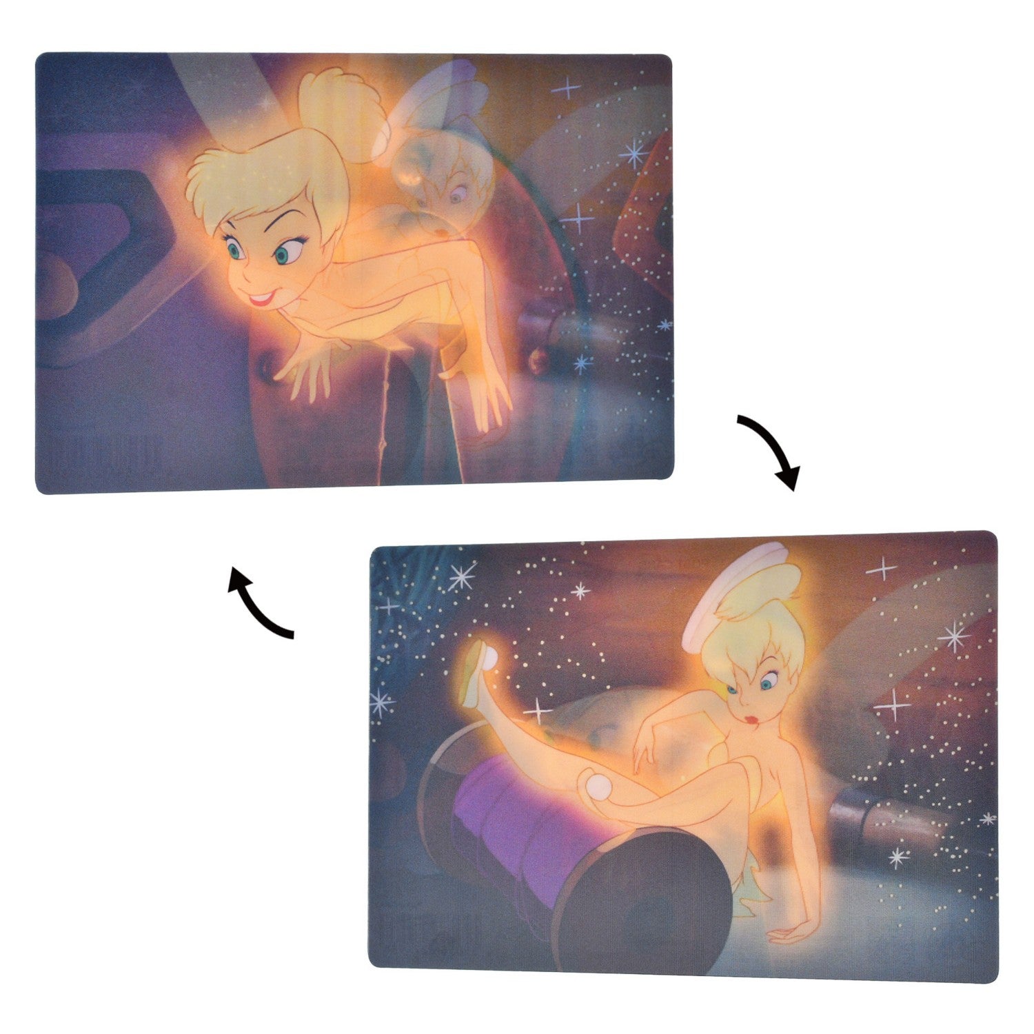Tinker Bell Postcard Peter Pan Lenticular