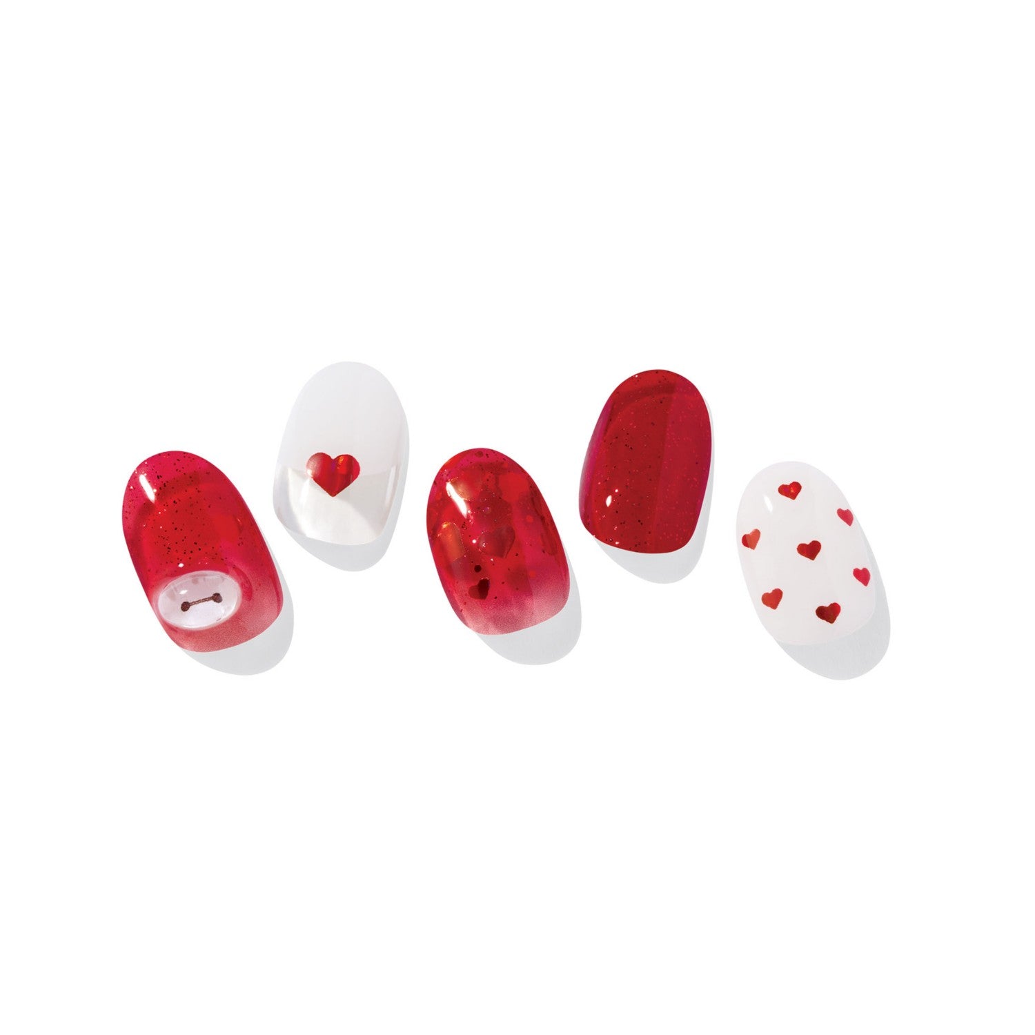 Disney Baymax Nail Seal Semi-Cure Gel Nail from Japan, featuring Baymax character design