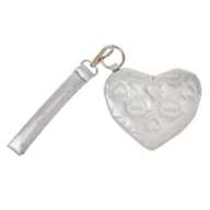 Baymax Pouch Flat with Carabiner and Hand Strap Soft Metallic Embossed