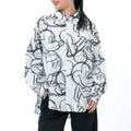 Mickey Mouse long sleeve shirt standing pose sketch from Japan, MAGICAL LABEL Disney Store