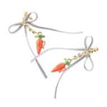 [Cuepot] Earrings Zootopia/Judy Carrot Recorder Sweet Heart
