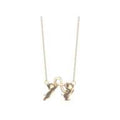 [RAVIPA] Chip & Dale Necklace Eternity Mark Gold Color Chip ‘n’ Dale