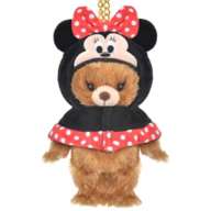 [Restocked] Unibear City Plush Keychain Costume Poncho Minnie