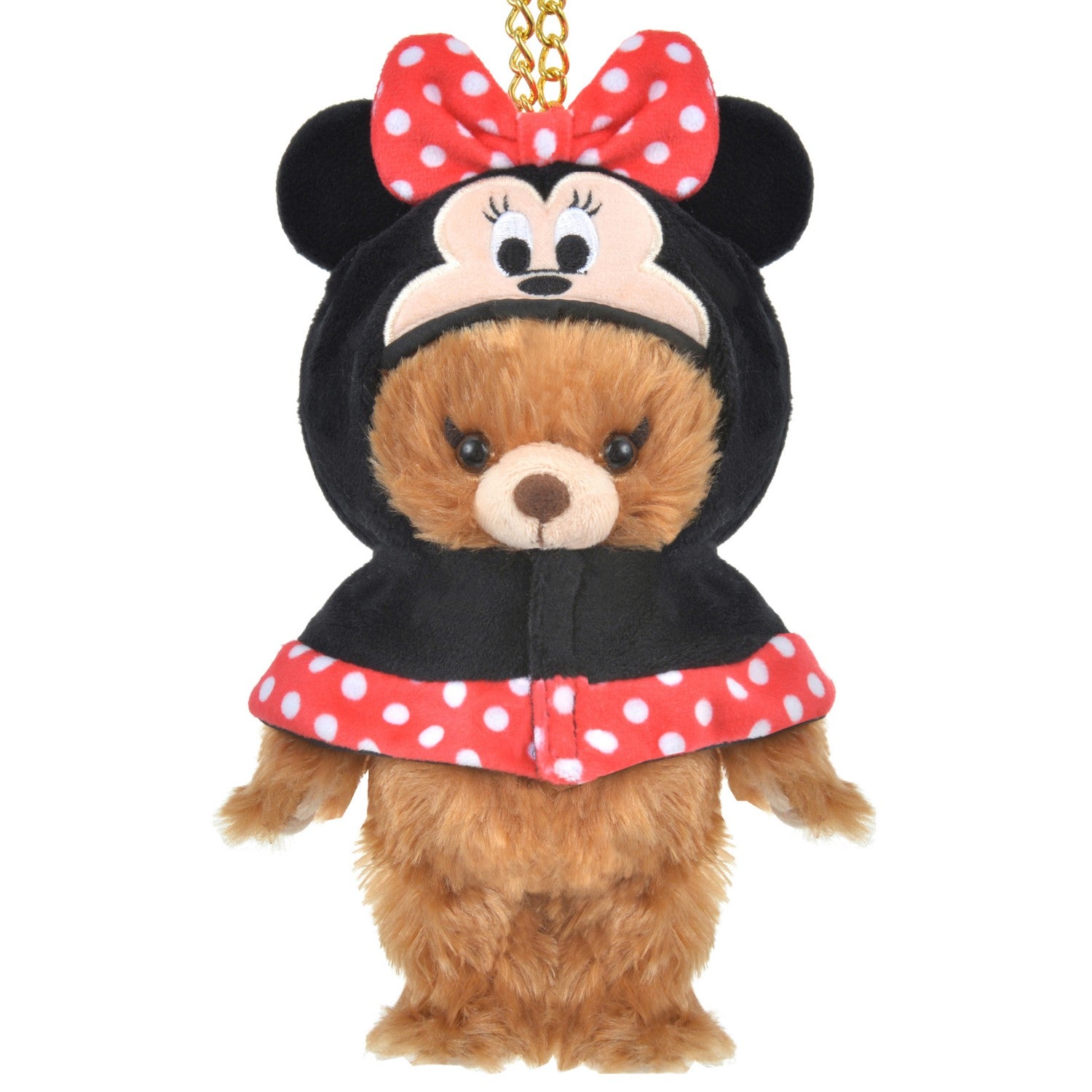 [Restocked] Unibear City Plush Keychain Costume Poncho Minnie