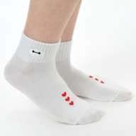 [Restock] Baymax Socks Short Face Embroidery White 23-25