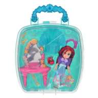 Ariel, Flounder, and Sebastian Doll Mini Playset in Case Disney Once Upon a S...