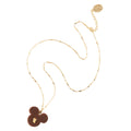 [Q-Pot] Mickey Mouse/Necklace Luxe Chocolat (Brown)
