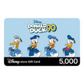 Disney Store Gift Card DONALD DUCK BIRTHDAY 5000 yen (tax exempt)