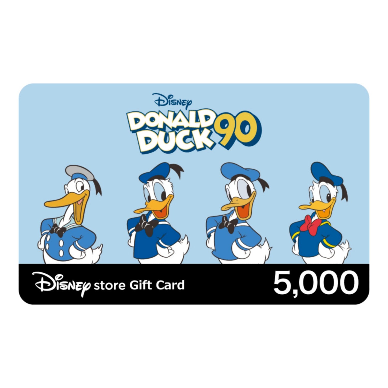 Disney Store Gift Card DONALD DUCK BIRTHDAY 5000 yen (tax exempt)