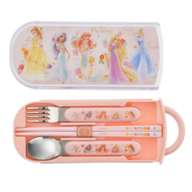 [For Kids] Disney Princess Chopstick Set Trio Cutlery Motif