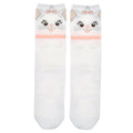 [Restock] Marie Fashionable Cat Socks Face Pukupuku White 23-25